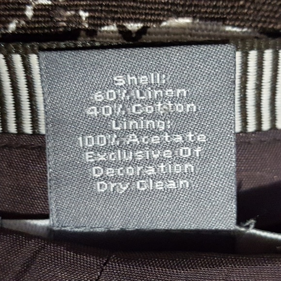 Ann Taylor Linen Blend Floral A-Line Skirt - Picture 6 of 6